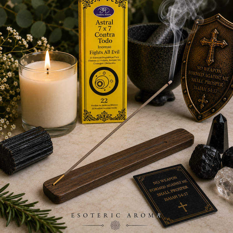 Mystical Aromas Astral 7X7 Contra Todo Incense Sticks 22pk