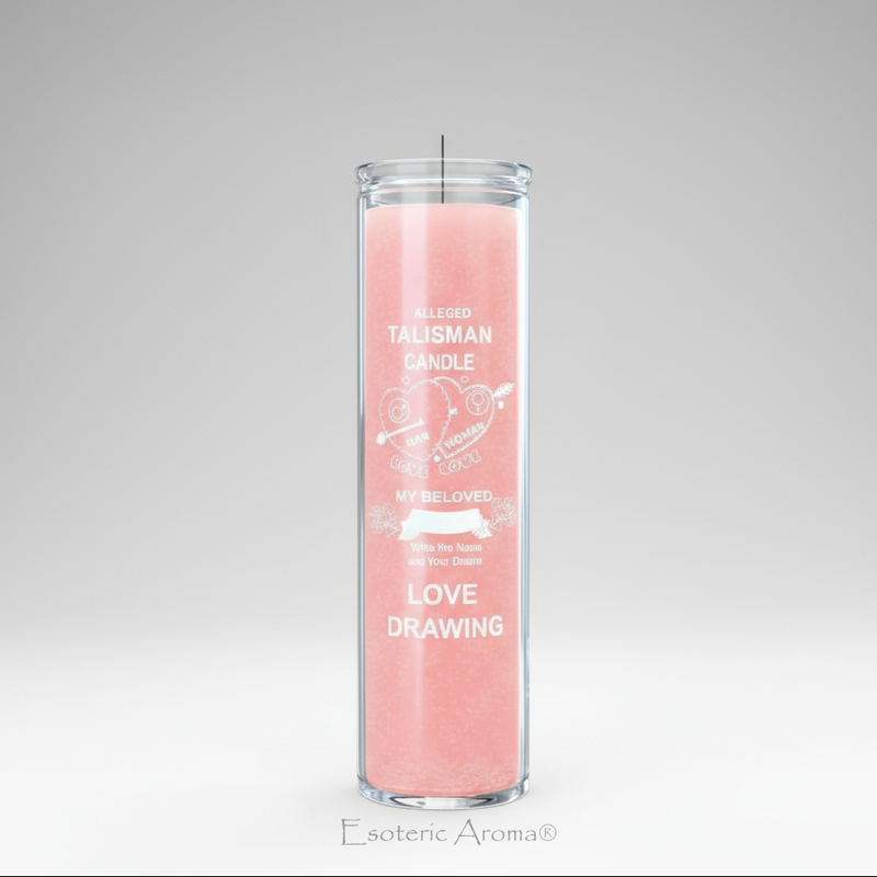 Love Drawing Candle | 7 Day Pink Attraction Candle – Esoteric Aroma