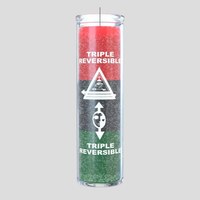 Triple Reversible 7 Day Ritual Candle – Esoteric Aroma