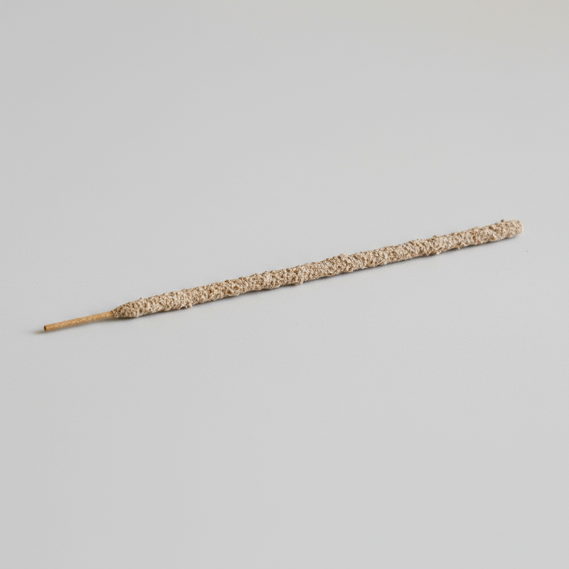 Incense stick on a neutral background