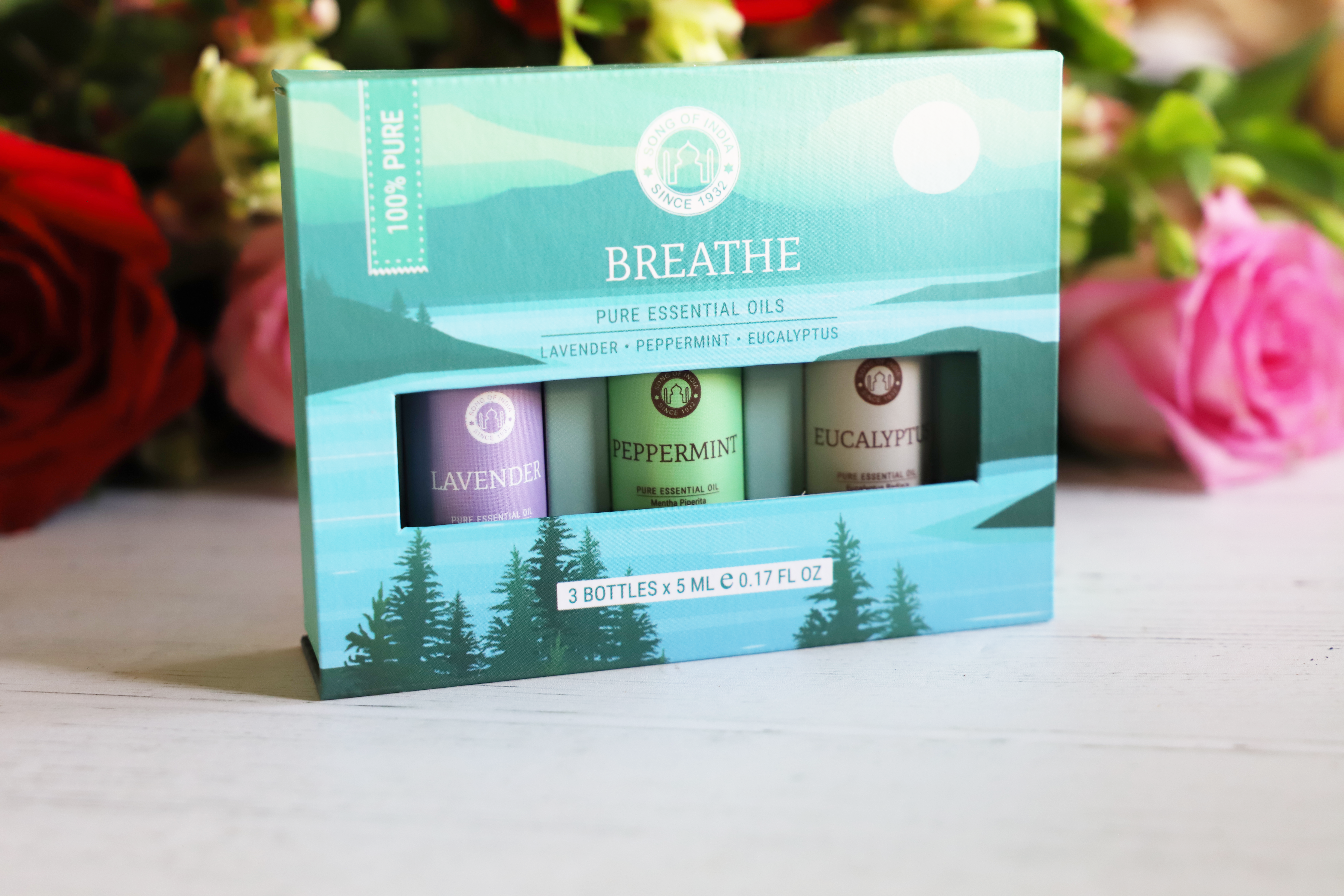 Breathe essential oil blend for grounding breath and body awareness