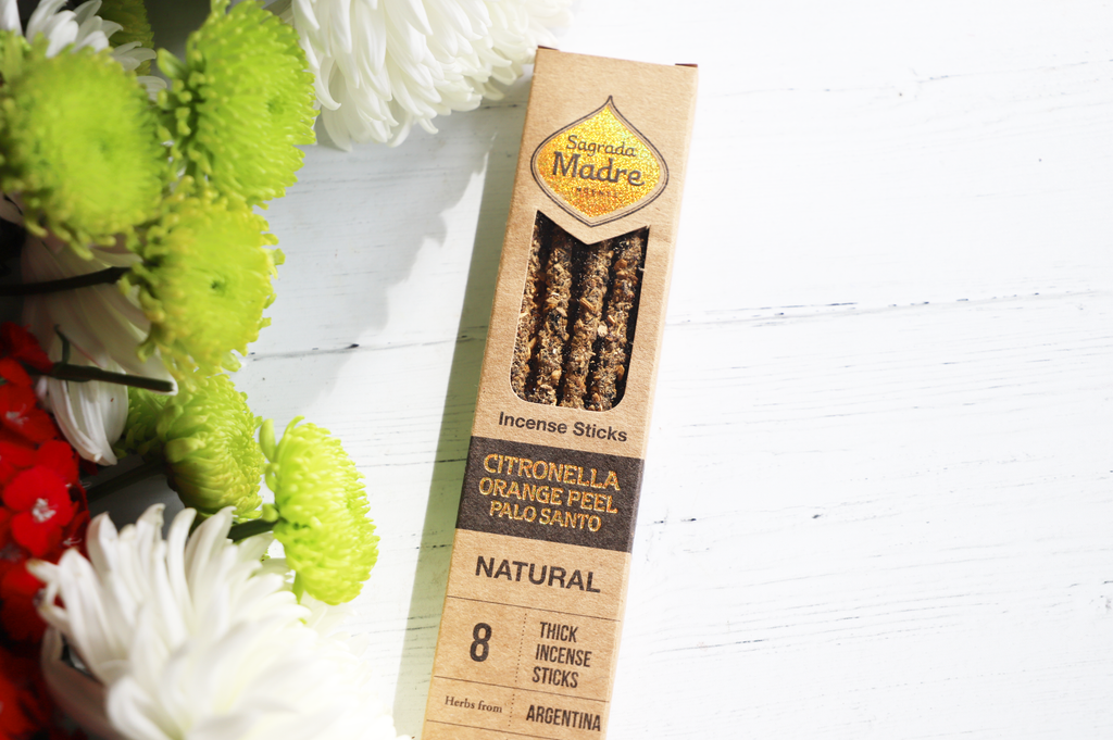Citronella Orange Peel Palo Santo incense sticks