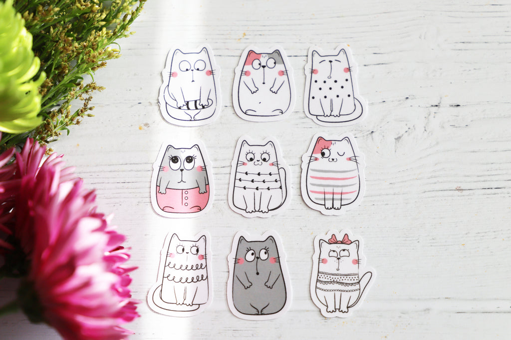 Doodle Cat sticker set