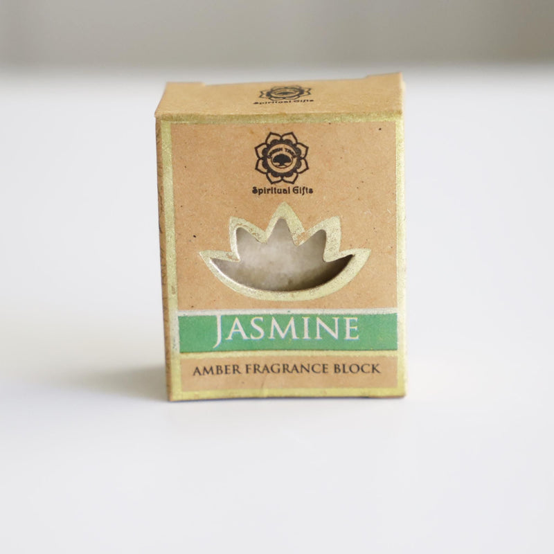 Jasmine Amber Fragrance Block – 20g – Esoteric Aroma