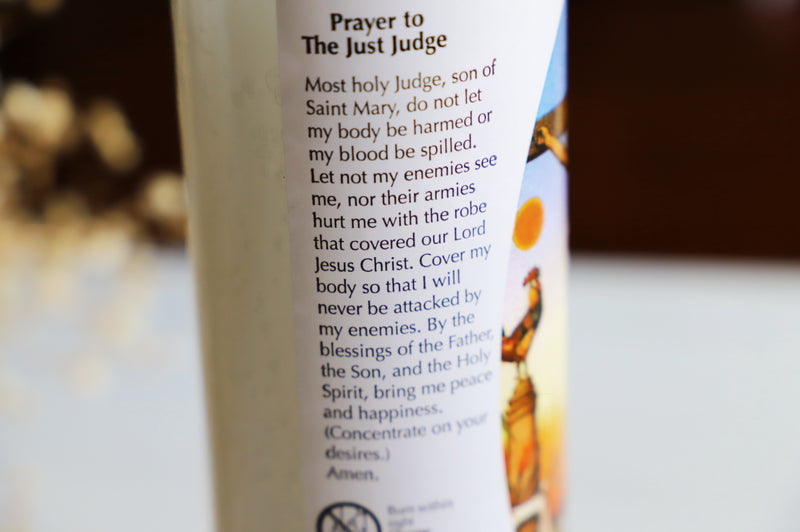 Just Judge 7 day prayer candle