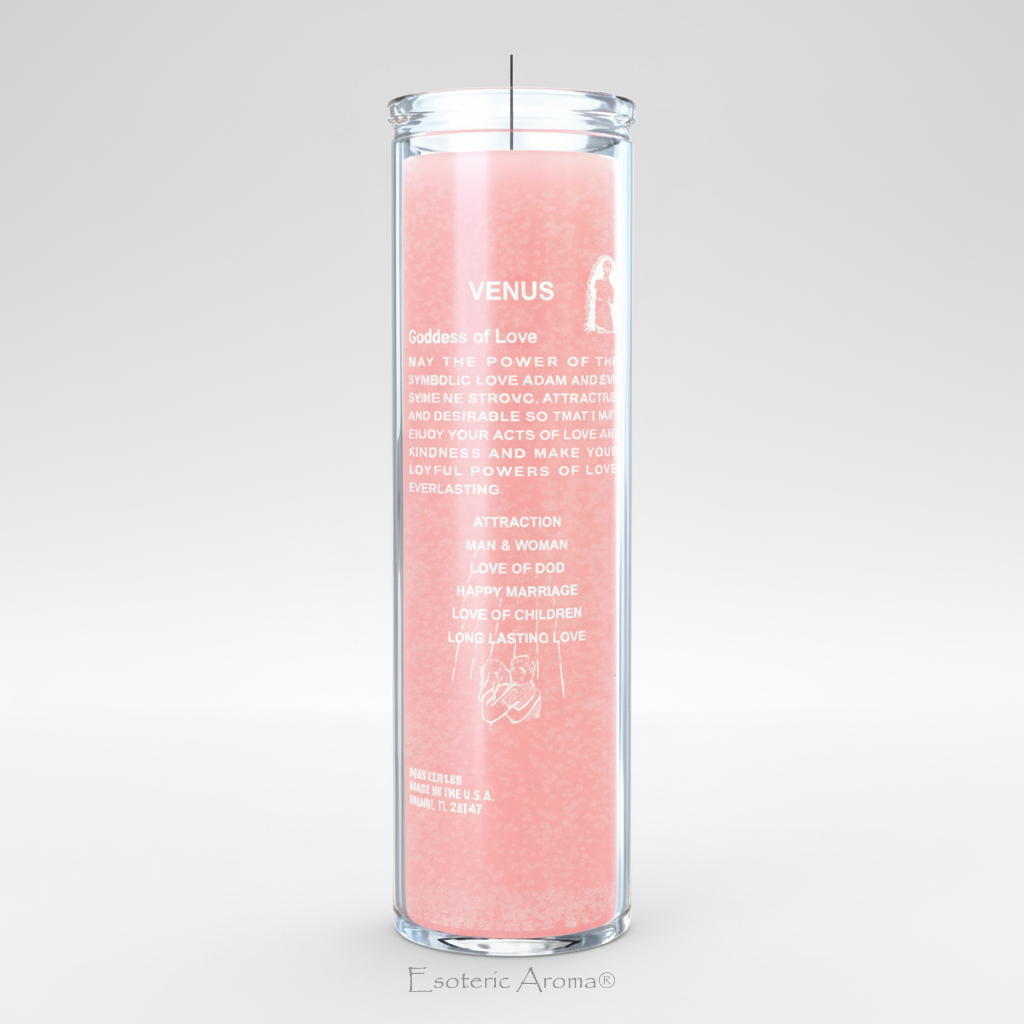 Love Drawing Candle | 7 Day Pink Attraction Candle – Esoteric Aroma