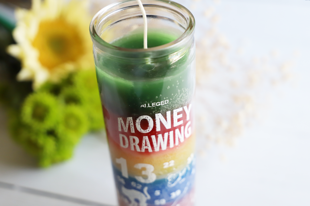 Money Drawing 7 day candle