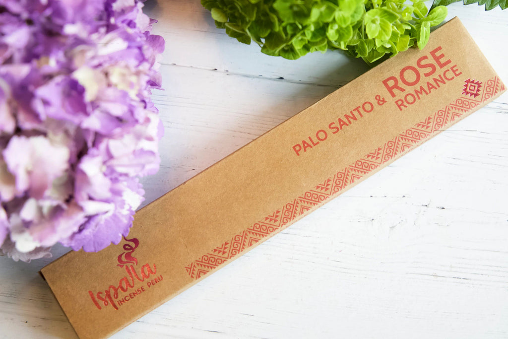 Palo Santo Rose Romance incense sticks