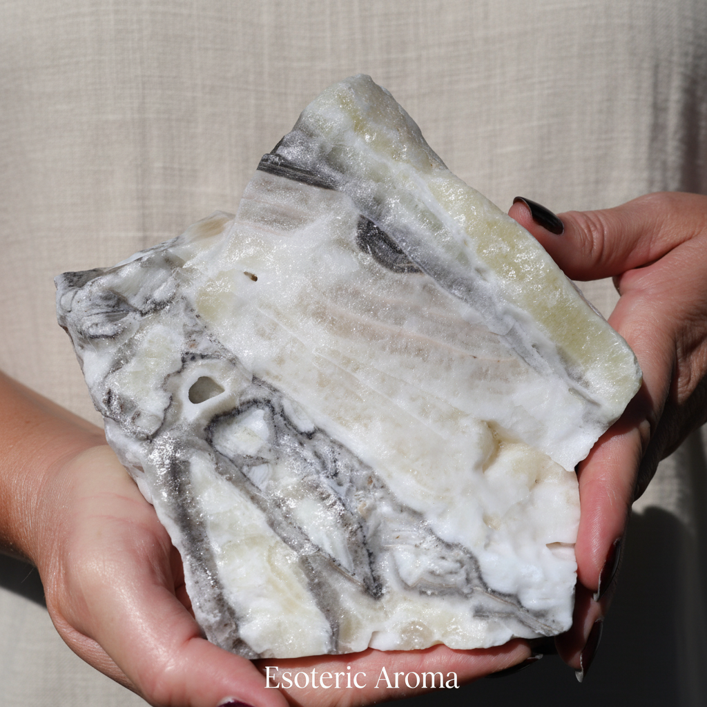 Phantom Banded Calcite Crystal – Large Mineral Specimen – Esoteric