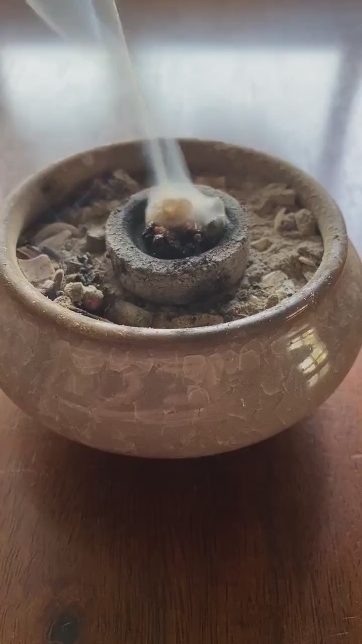 Amber Resin Incense: 1 oz Sacred Blend for Calm & Attraction