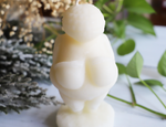 Venus of Willendorf beeswax candle
