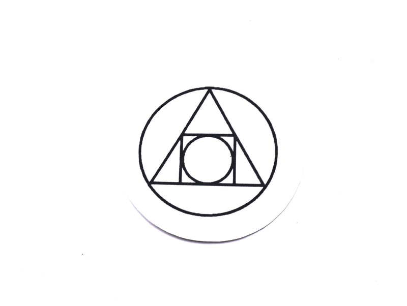 Philosophers Stone alchemy sticker