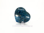 Blue Apatite polished crystal heart - Esoteric Aroma