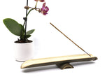 Bamboo incense holder