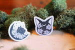 Black Cat Vibes sticker pack