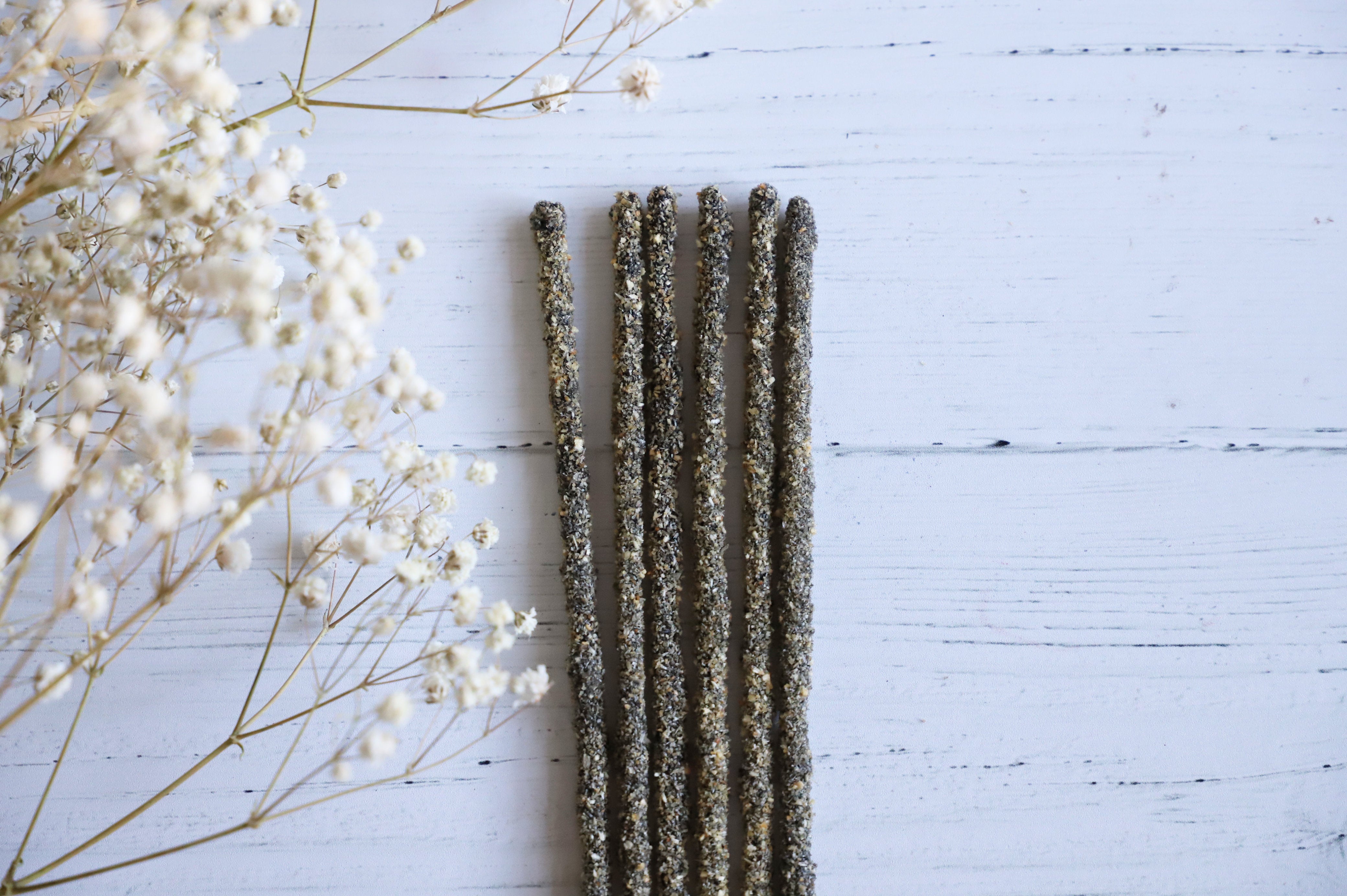 Black copal incense sticks for purification and protection