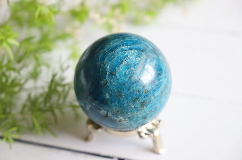 Blue Apatite sphere