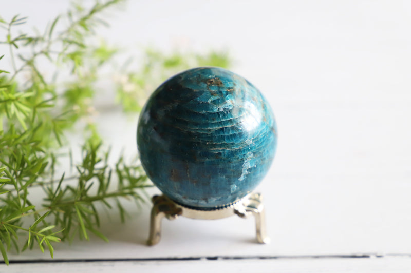 Blue Apatite sphere