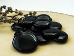 Black Obsidian palm stone - Esoteric Aroma