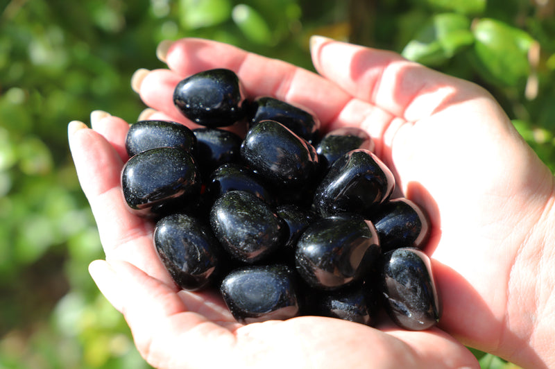 Black Obsidian tumbles
