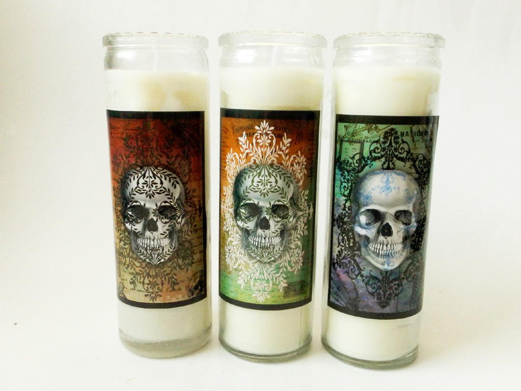 Day of the Dead jar candle - Esoteric Aroma