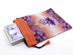 French Crepe Namaste design pouch