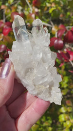 Clear Quartz crystal cluster | 139g