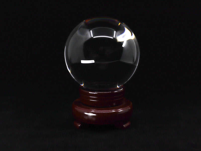 Leaded Glass Gazing Ball with Stand