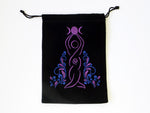 Velvet Pouch - Goddess Oracle Bag, Tarot Bag - Esoteric Aroma
