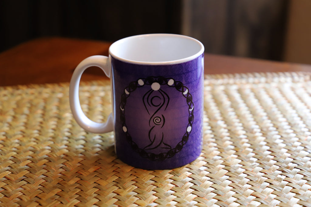 Moon Phase Goddess coffee cup