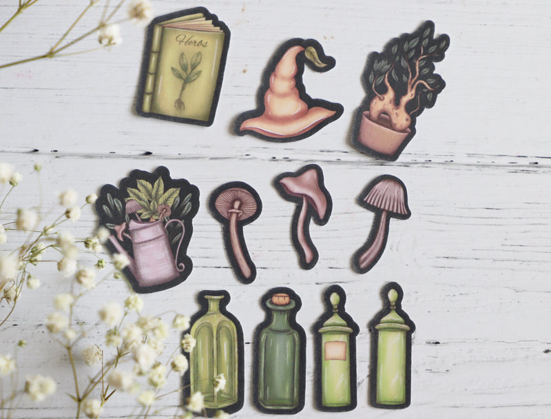 Herbal Witch sticker pack