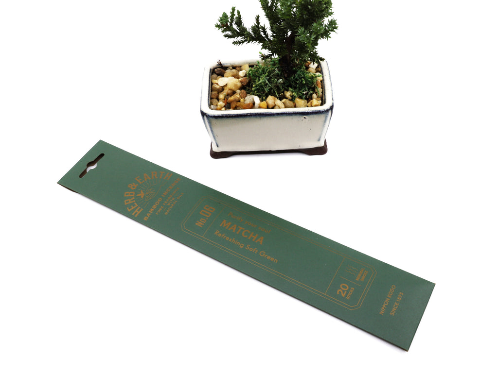 Herb & Earth Matcha incense sticks
