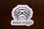 Moon Magic girl sticker