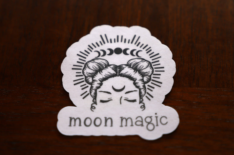 Moon Magic girl sticker