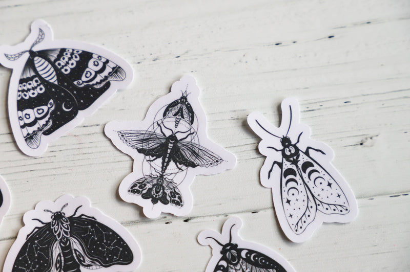 Celestial Moth sticker pack
