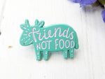 Friends Not Food enamel pin - Esoteric Aroma