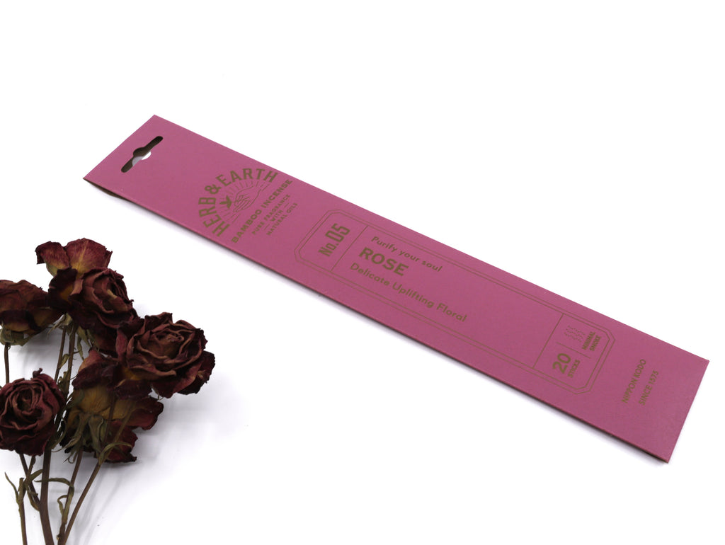 Herb & Earth Rose incense sticks