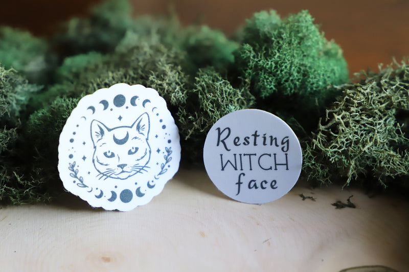 Resting Witch Face sticker pack