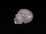 Rose Quartz crystal skull