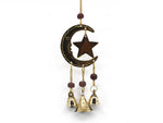 Moon and Star brass chime