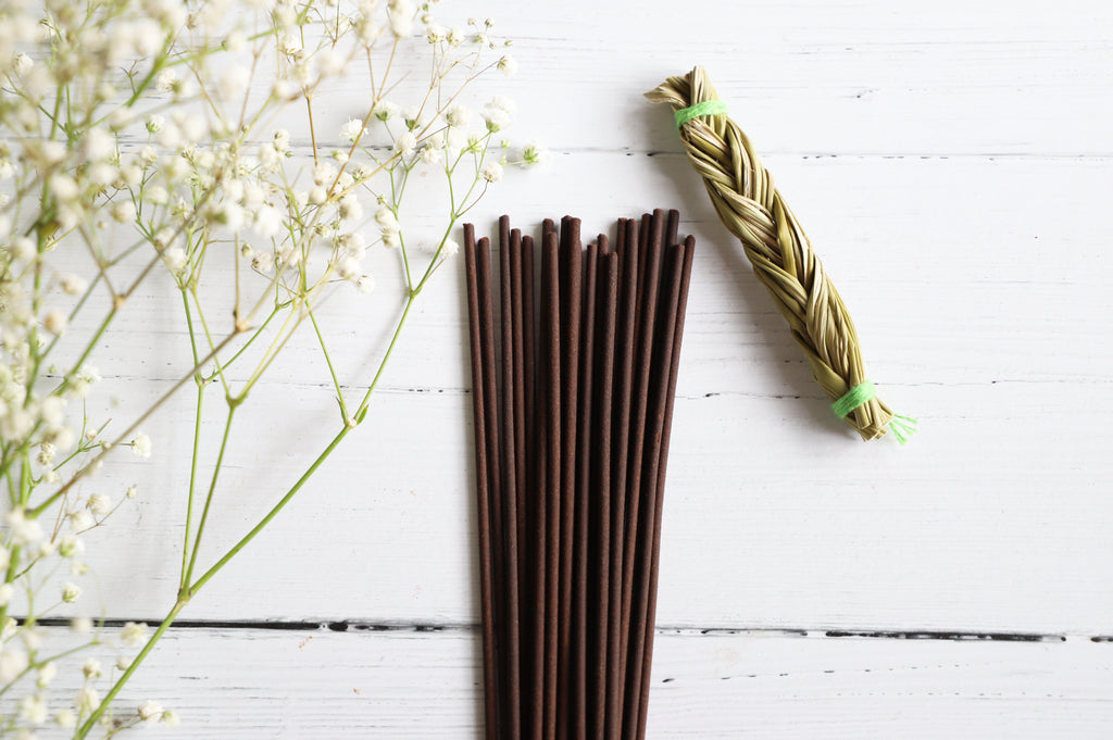 Sweetgrass incense sticks