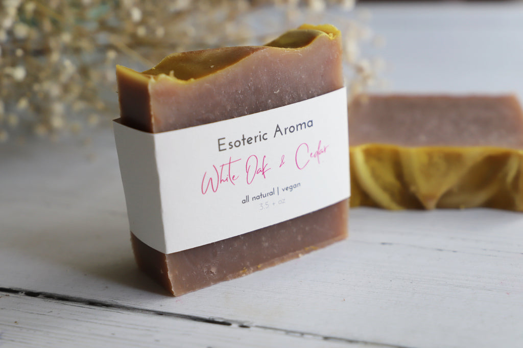 White Oak & Cedar bar soap