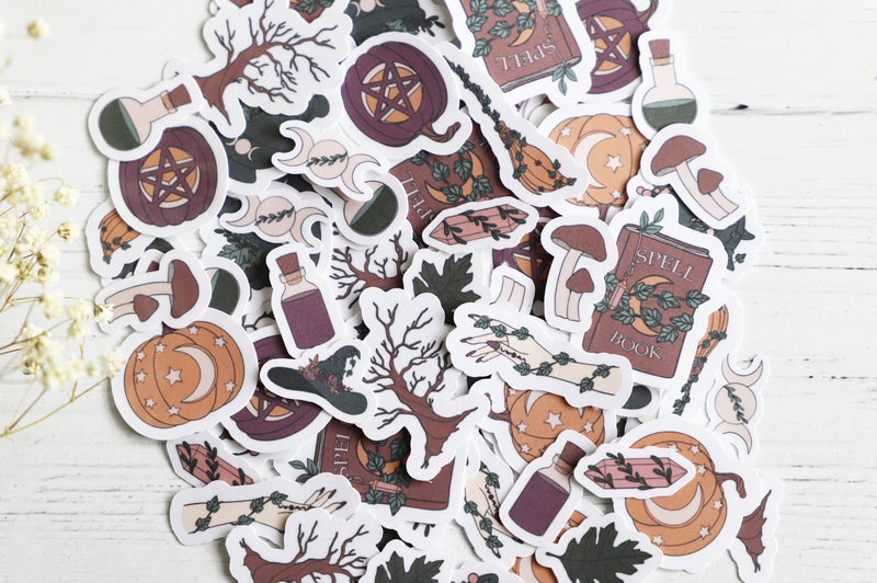 Woodland Witch sticker pack